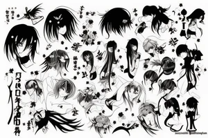anime tattoo idea