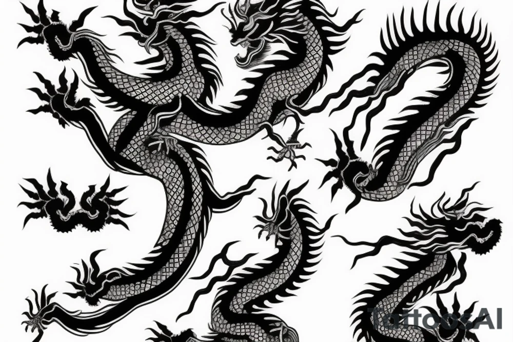 Chinese Dragon tattoo idea