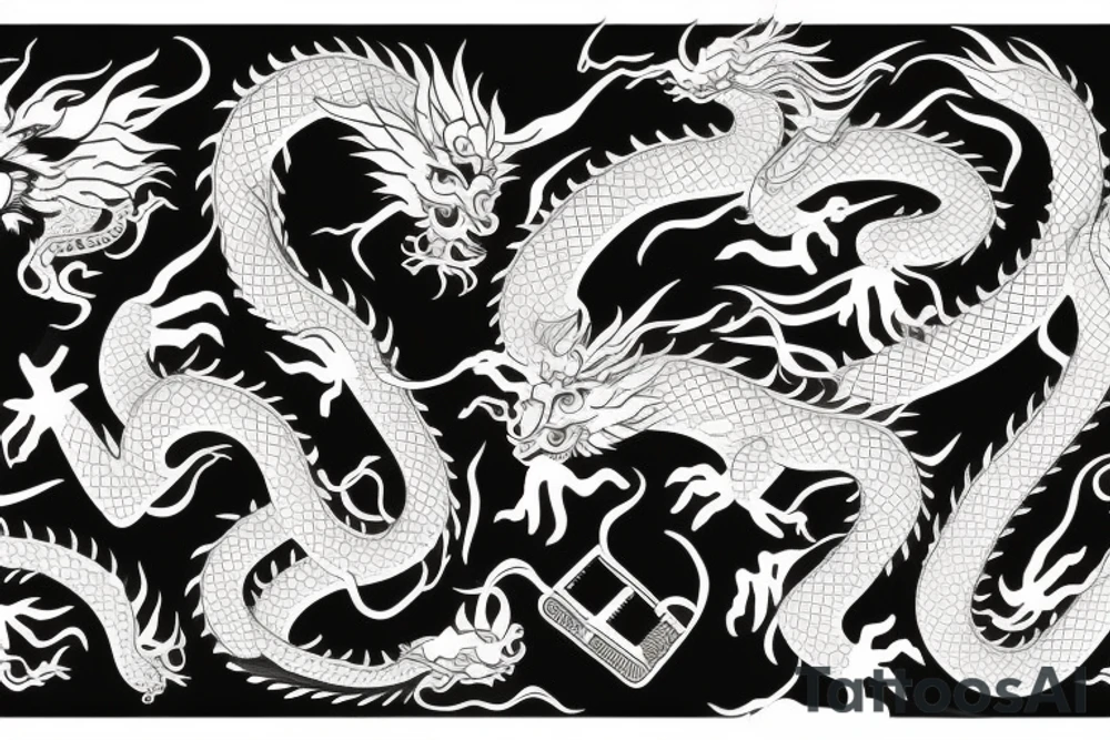 Chinese Dragon tattoo idea