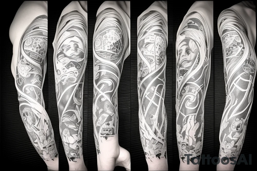 Women and man tattoo idea