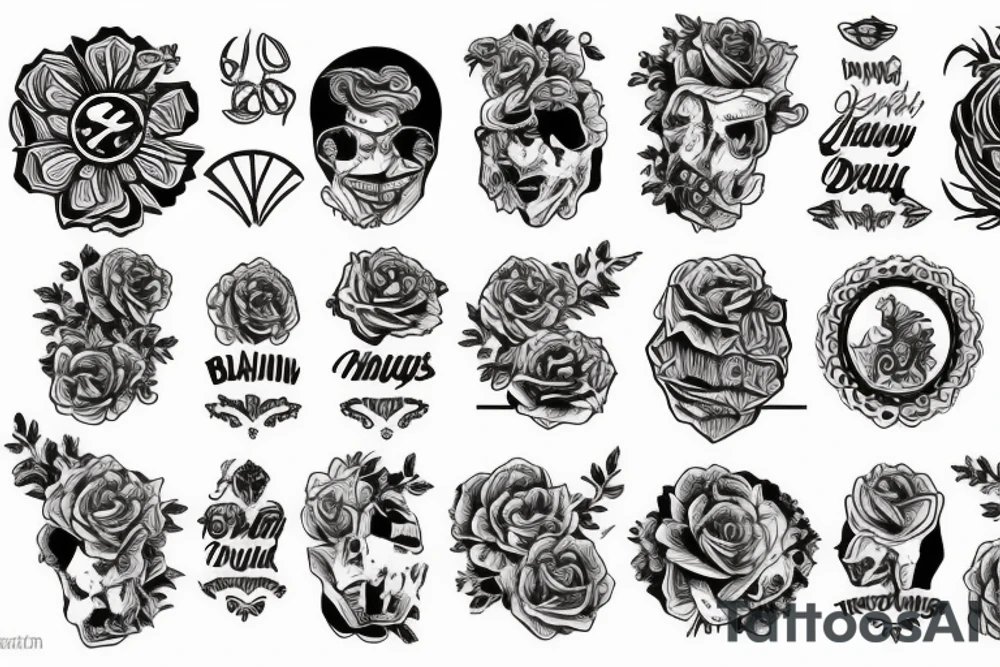 Ван пис блич Наруто tattoo idea