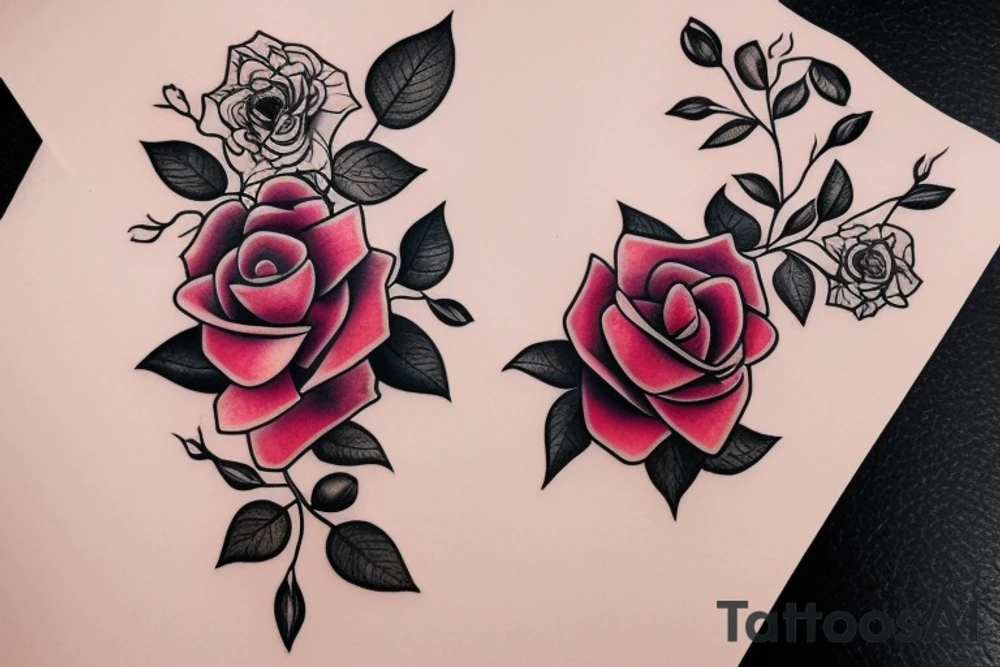 flower tattoo idea