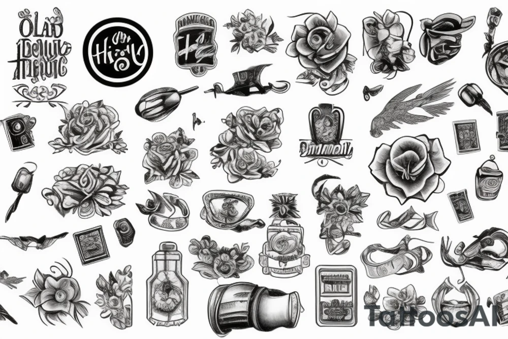 Ван пис блич Наруто tattoo idea
