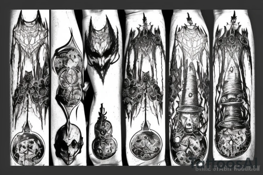Bloodborne theme tattoo idea