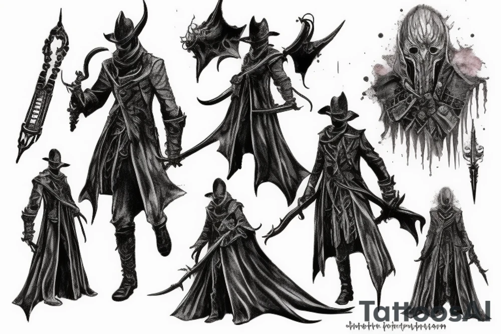Bloodborne theme tattoo idea