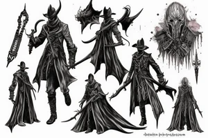 Bloodborne theme tattoo idea