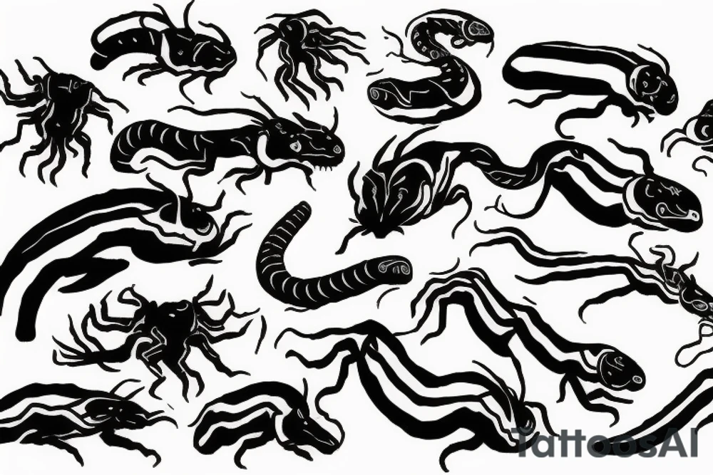 centipede tattoo idea