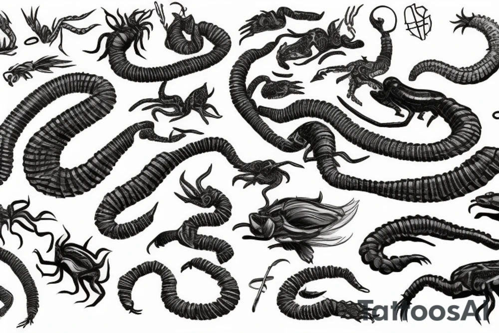 centipede tattoo idea