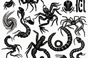 Scorpion tattoo idea