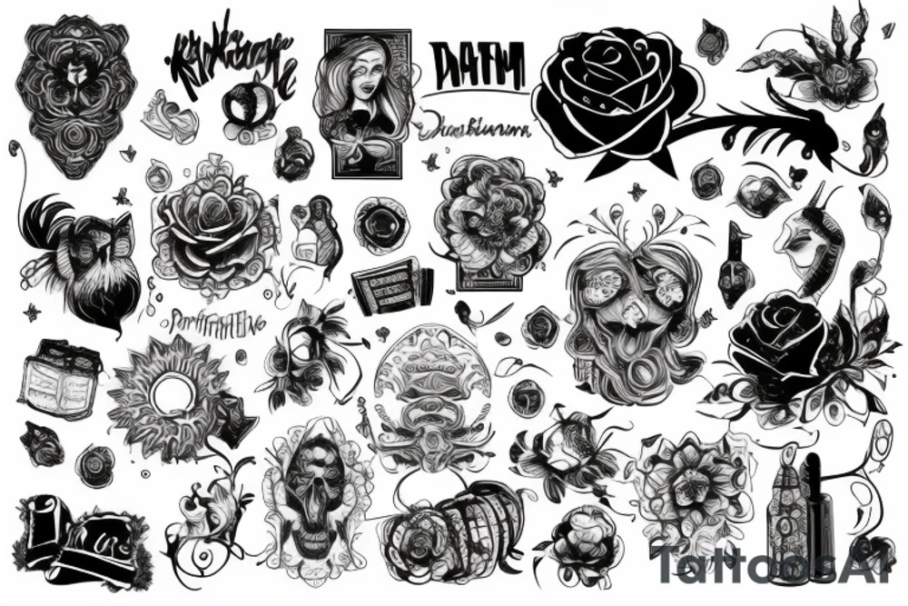 Китайский дракон с 6 лапами tattoo idea
