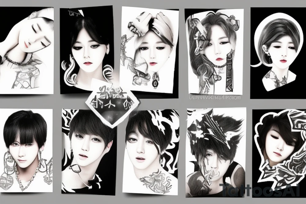 k-pop tattoo idea
