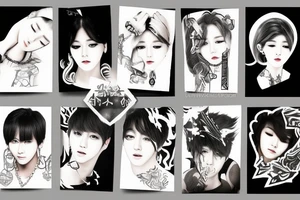 k-pop tattoo idea