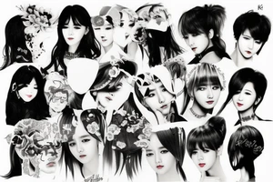 k-pop tattoo idea