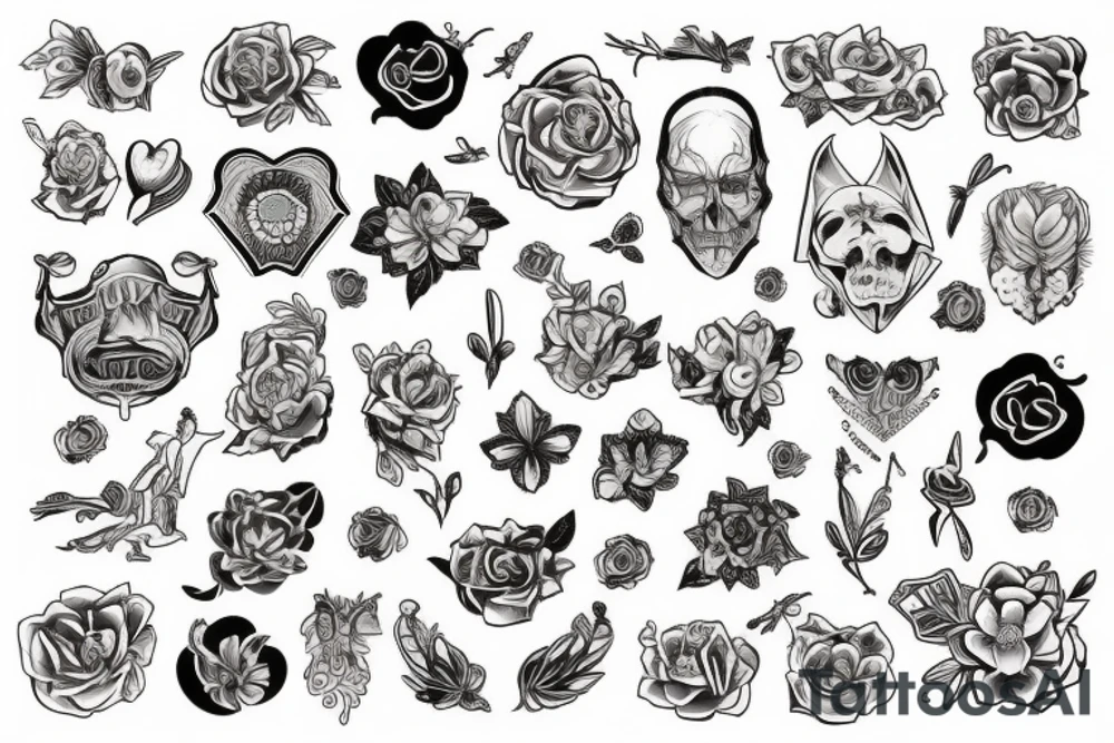 Рукав на руку tattoo idea