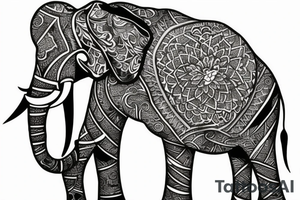 Elephant tattoo idea