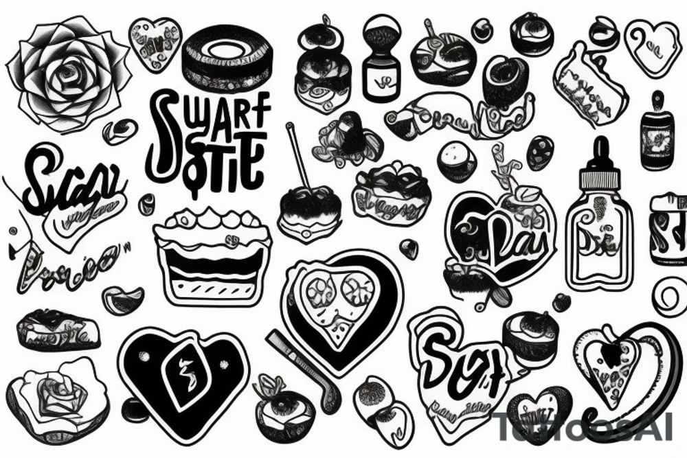 Sugar diabet tattoo idea