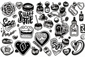 Sugar diabet tattoo idea