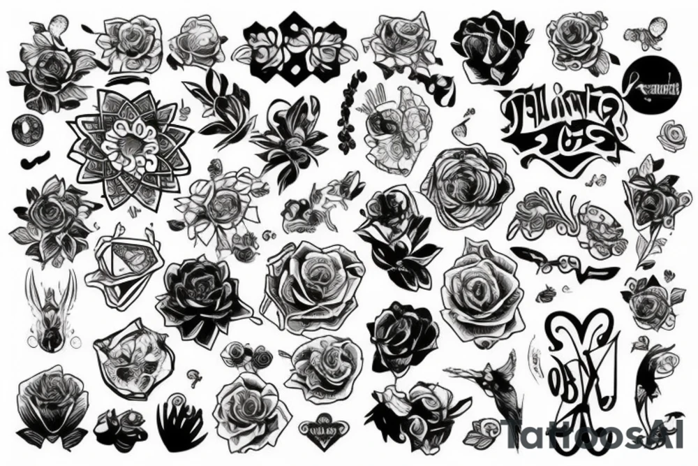 Человек и осел tattoo idea