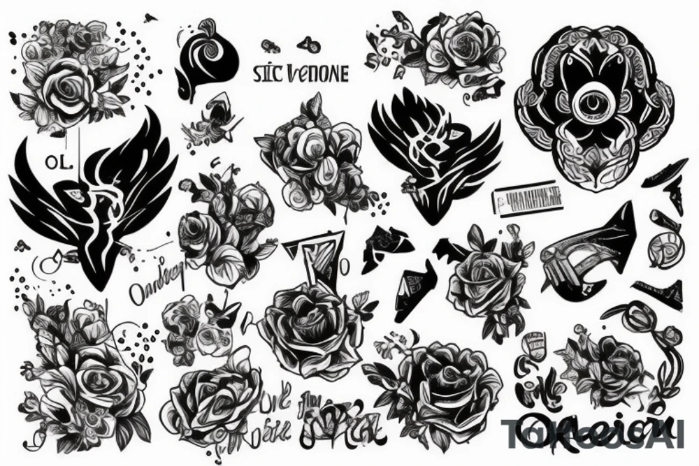 Человек и осел tattoo idea