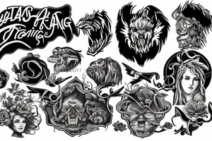 atlas roaring heaven tattoo idea