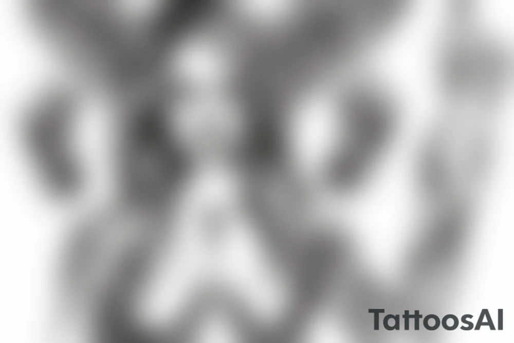 Angel and vodka tattoo idea