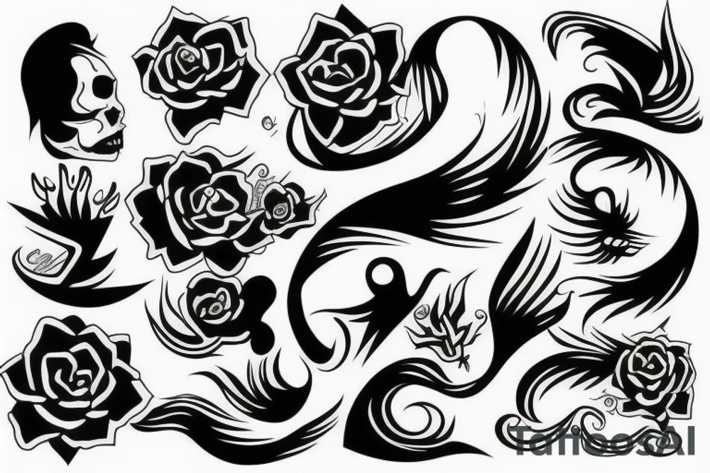 Sunset tattoo idea
