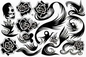 Sunset tattoo idea