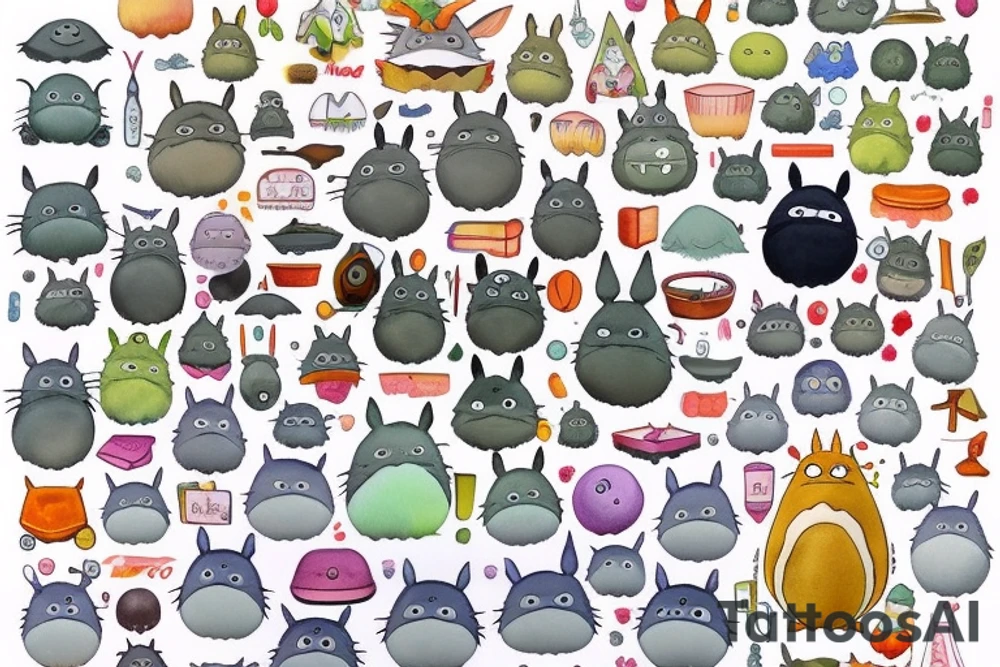 Totoro tattoo idea