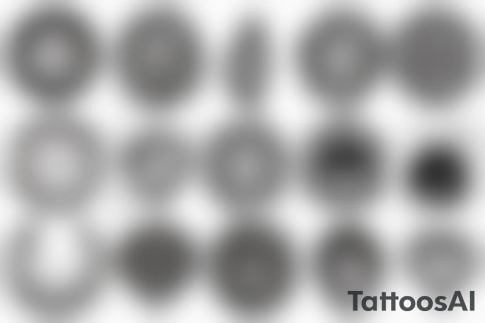 Lace inside the moon tattoo idea