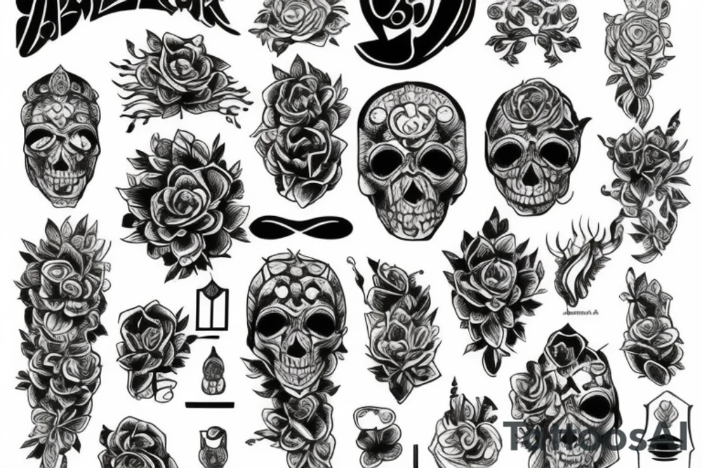 Рукав tattoo idea