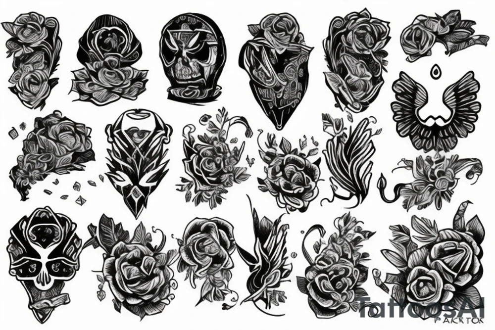 Рукав tattoo idea