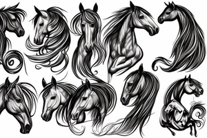 horse tattoo idea