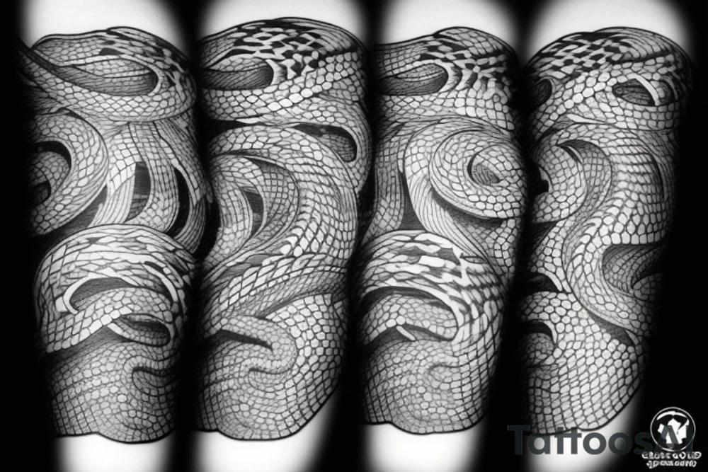 snakes tattoo idea
