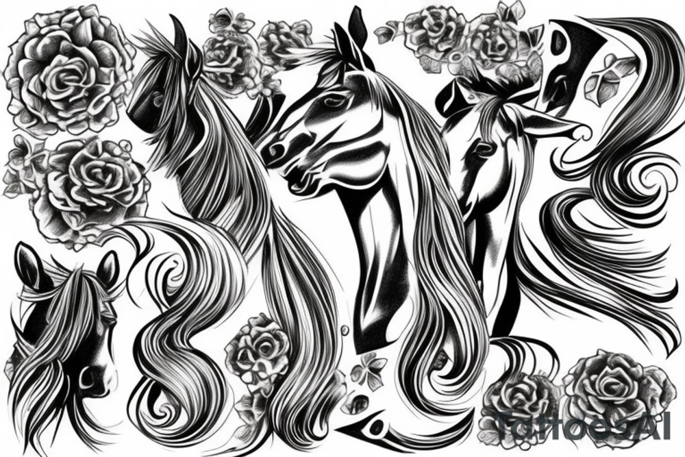 horse tattoo idea