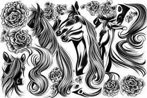horse tattoo idea