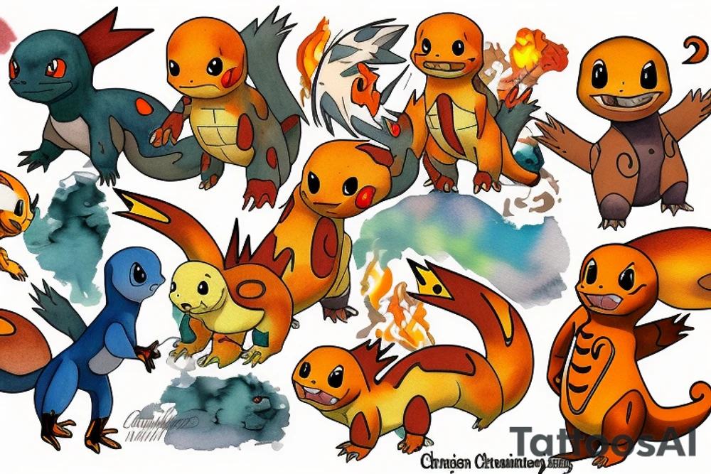 Charmander tattoo idea
