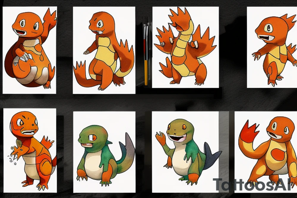 Charmander tattoo idea