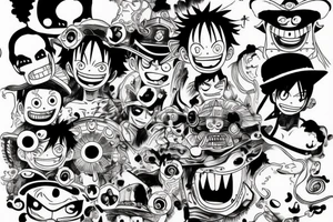 Luffy tattoo idea
