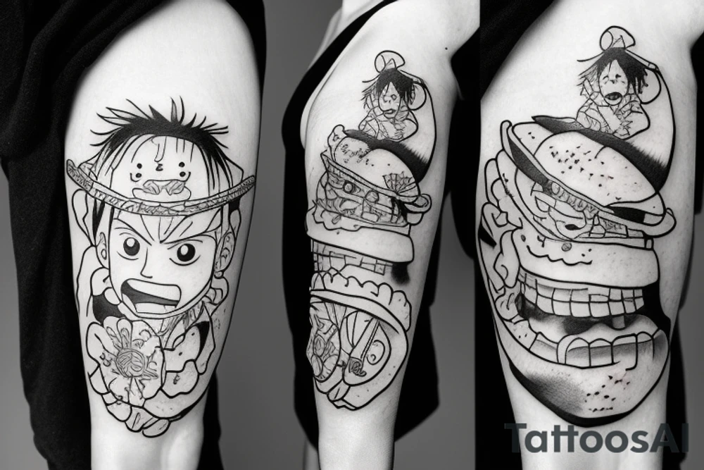 Luffy tattoo idea