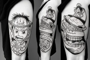 Luffy tattoo idea