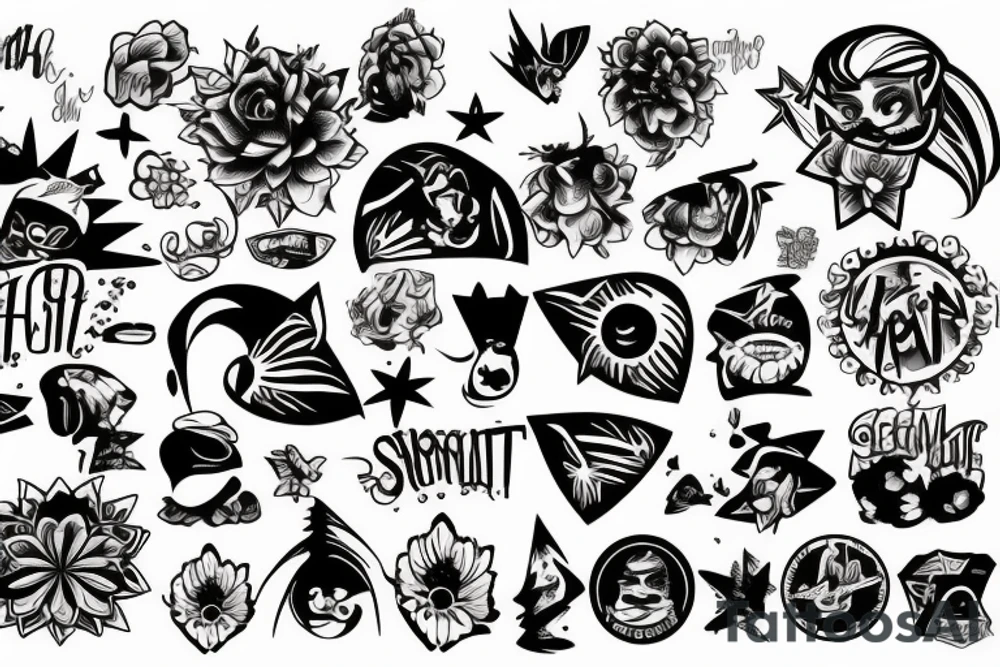 Sunset tattoo idea
