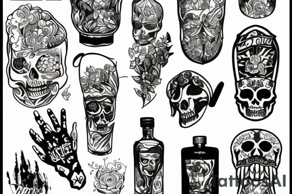 vodka tattoo idea