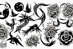 Sunset tattoo idea