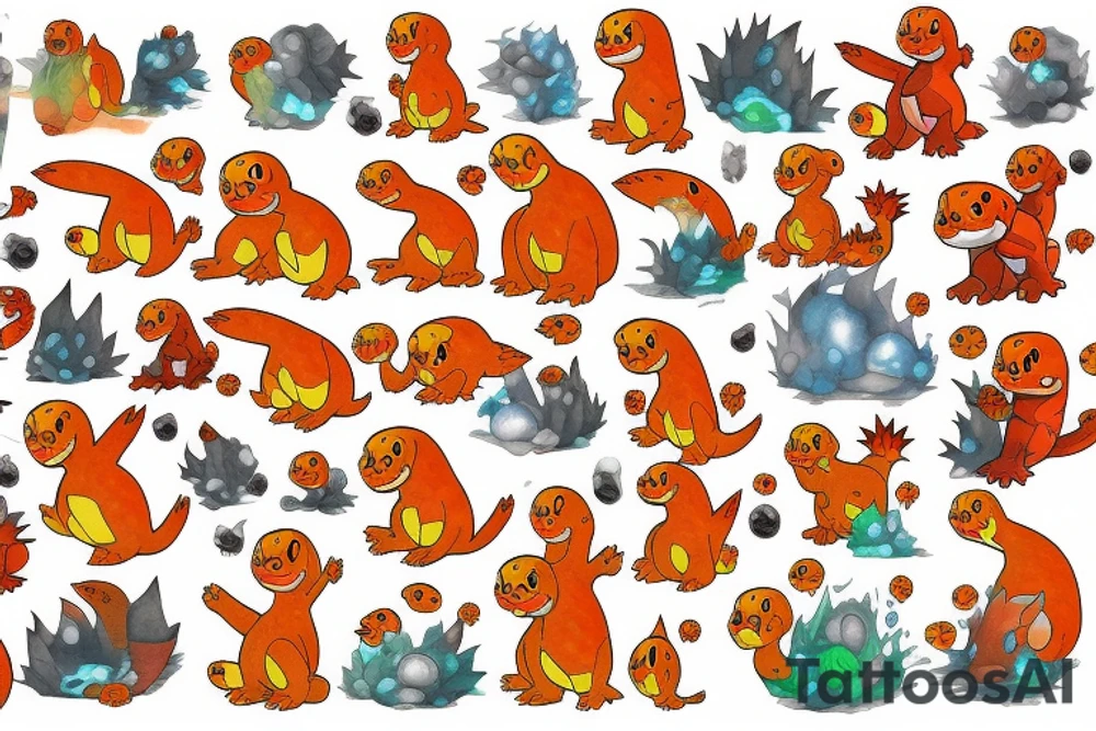 Charmander tattoo idea