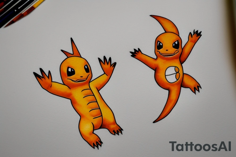 Charmander tattoo idea