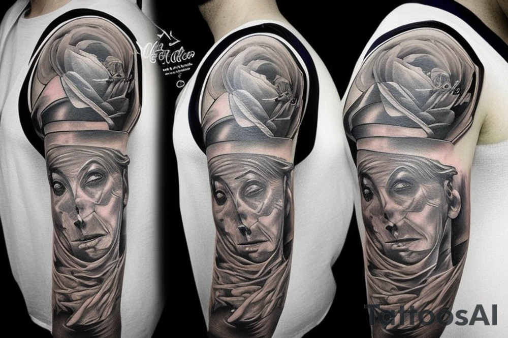 Car road tattoo idea