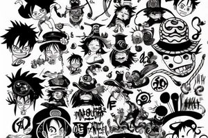 Luffy tattoo idea