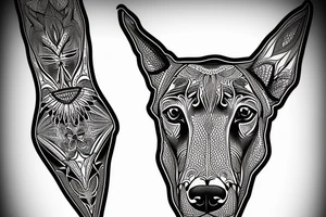 Doberman tattoo idea