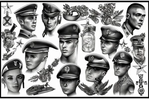 Military tattoo idea
