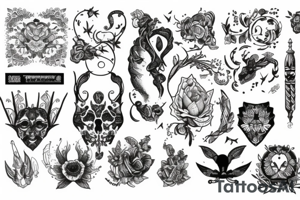 Трайбл tattoo idea